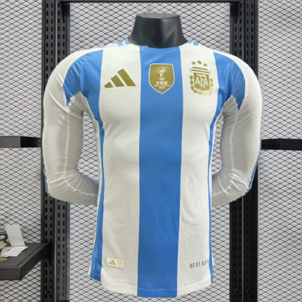 Player Version 2024/25 Argentina Home Long Sleeve Shirt