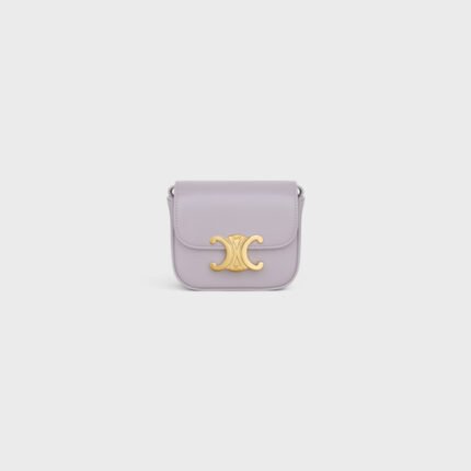 MINI CLAUDE IN SHINY CALFSKIN LIGHT LILAC