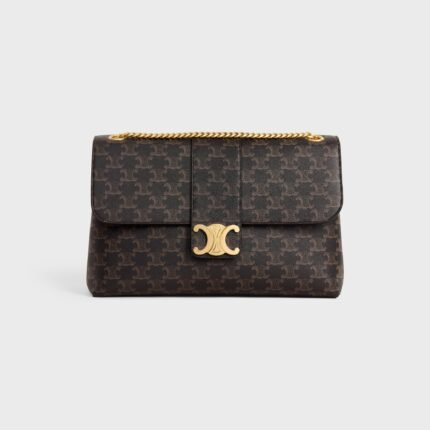 LARGE CELINE VICTOIRE BAG IN TRIOMPHE CANVAS