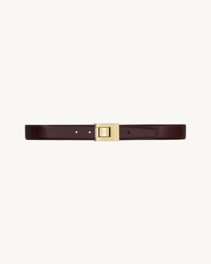 la 76 belt in smooth leather