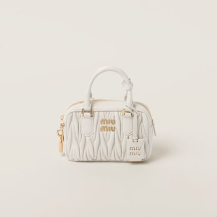 Small Arcadie matelassé nappa leather bag