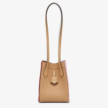 Fendi Origami Mini Multicolour Leather Mini Bag That Can Be Transformed