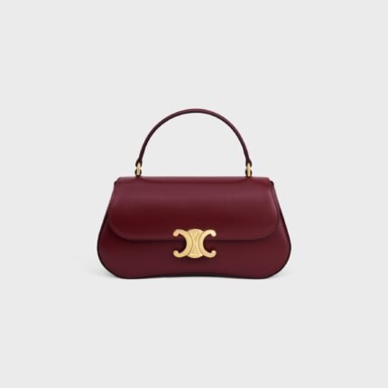 TEEN CELINE LOLA IN SHINY CALFSKIN LIGHT BURGUNDY