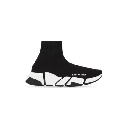 Mens Speed 2.0 Recycled Knit Sneaker in Black/white