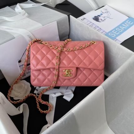 Chanel Small Classic Handbag Gold Hardware
